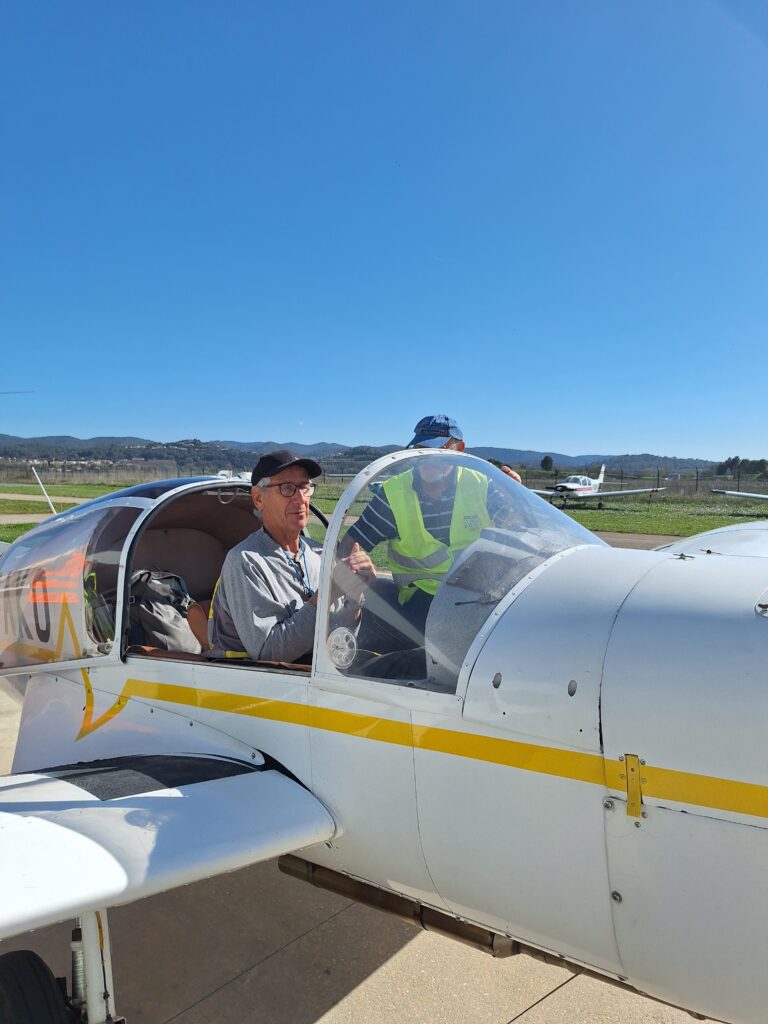 Patient handicapé de Renée Sabran à bord du rallye 150